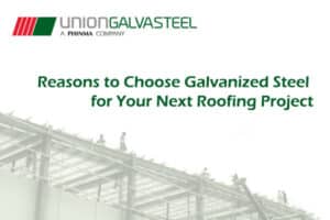 Galvanized steel for roofing