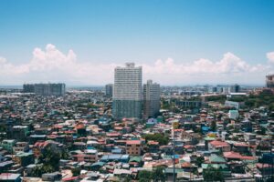 Philippines city roofs