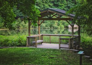 Metal roof sheet gazebo